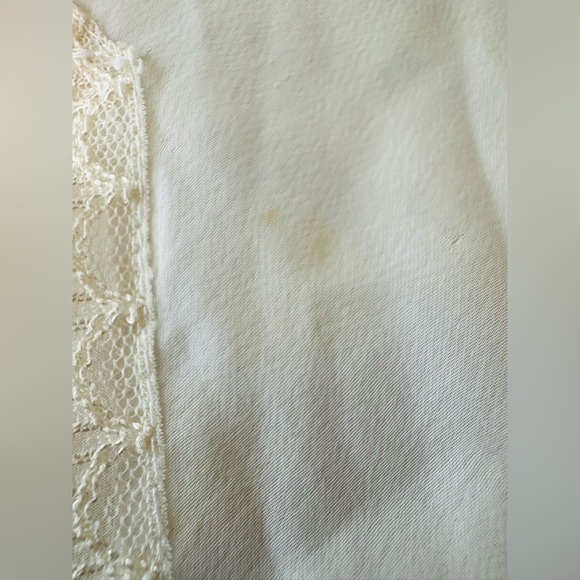 Vintage Christian Dior White Lace-Trim Chemise Size 34 or Size Small - Picture 12 of 13